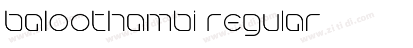baloothambi regular字体转换